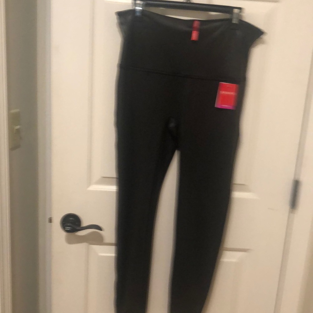 Brand new Spanx faux leather leggings 2x